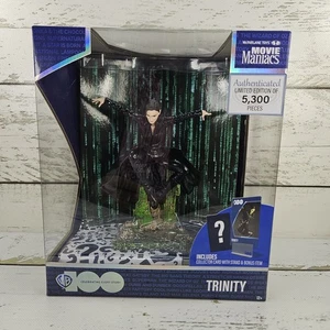 Statua McFarlane Movie Maniacs The Matrix Trinity 2024 6" nuova sigillata - Foto 1 di 12
