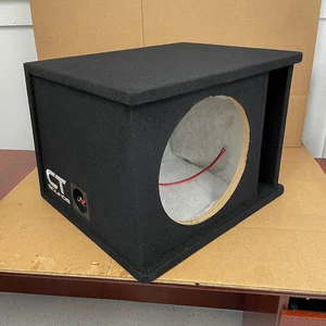 Used CT Sounds CT1X12 Single 12" Kerf Port Universal Car Subwoofer Box - Picture 1 of 5