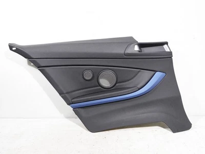 14-16 BMW F32 428I 435I Coupe Rear Left Door Panel Leather Dakota Black OEM 109K - Image 1 of 4