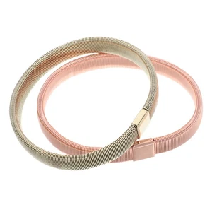 2 PIEZAS Camisa Manga Anillo Mujer Brazaletes Elásticos Soporte Antideslizante - Imagen 1 de 12