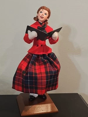 Beautiful Simpich Character Doll Caroler Young Teen Brunette Girl 9.5" 1991 Mint - Image 1 of 4