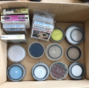 52mm camera filter bundle, half red, yellow, aurora spot, Tora, photax, Hoya… - Picture 1 of 1