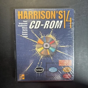 Harrison’s Principles Of Internal Medicine 14th Edition CD-ROM McGraw Hill NEW - Picture 1 of 2