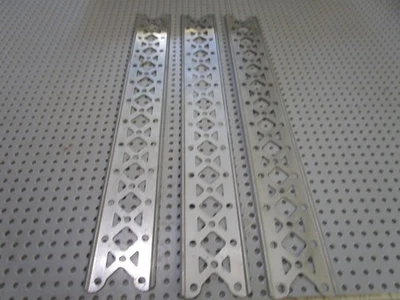 VINTAGE GILBERT ERECTOR SET PARTS LOT OF 3 12" CHANNEL GIRDER--PART EX - Image 1 of 2