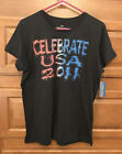 Nwt Faded Glory Sz Xl 16-18 Sparkly Fireworks "Celebrate Usa 2011" T-Shirt 1435