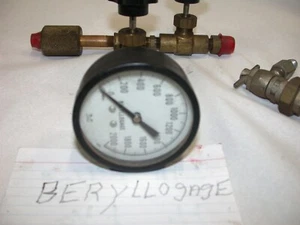 beryllogage gauge, some type of gas valve used. - Picture 1 of 3