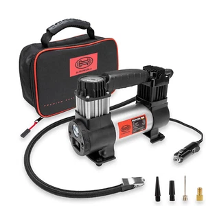 12V Premium Kompressor Heyner BigAir 40L 144W 10bar mit Präzisions-Manometer - Bild 1 von 13