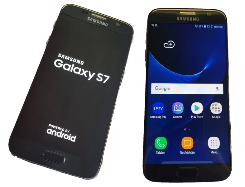 ✨Samsung Galaxy S7 (32GB) 5,1" Android Smartphone Black Onyx Schwarz ☀️WIE NEU☀️ - Bild 1 von 1