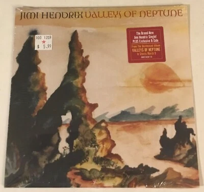 JIMI HENDRIX - VALLEYS OF NEPTUNE 7” EXPERIENCE MUSIC PROJECT SEALED FREE SHIP Foto 1 de 2