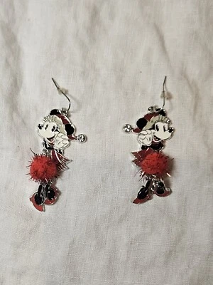 Рождественские серьги Disney Minnie Mouse 2 дюйма - Изображение 1 из 2