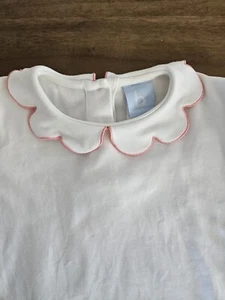 Girls Bella Bliss Pima Scallop Long Sleeve Tee Size 6 - Picture 1 of 6