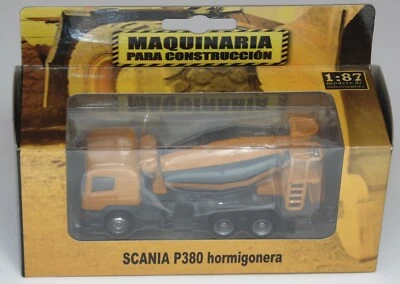 SCANIA P380  HORMIGONERA CEMENT MIXER CONSTRUCTION MACHINERY 1:87 DIECAST COLOMB - Image 1 of 4
