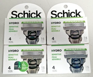 Schick Hydro Sensitive Rasierklingen 4 Boxen 16 Kartuschen Neu Versiegelt - Bild 1 von 2
