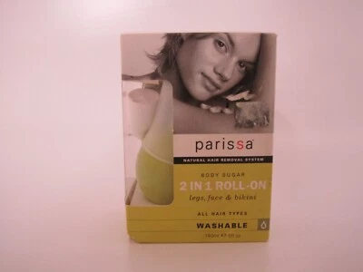 Sistema de depilación natural Parissa azúcar corporal 2 en 1 piernas enrollables, cara, bikini Foto 1 de 4