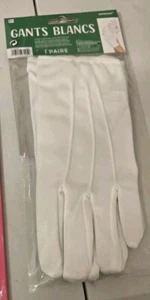 Formelle Handschuhe weiße Handschuhe Baumwolle Unisex weiß Marsch Parade Kleid Halloween - Bild 1 von 4