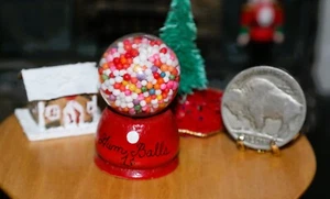 Casa delle Bambole Miniatura Vetro Globo Gum Ball Macchina Dispenser_Penny Candy_1:12, 1:6 - Foto 1 di 8