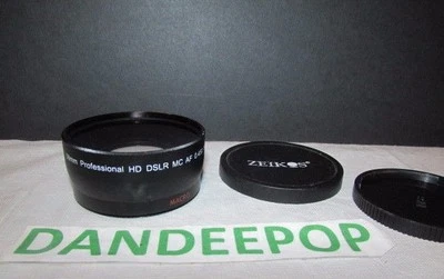 Zeikos 58mm Professional HD DSLR MC AF Wide Angle Lens with Macro Japan Optics - Image 1 of 4