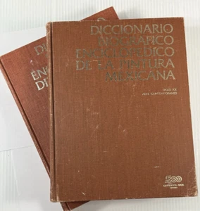 Diccionario Biografico Enciclopedico de la Pintura Mexicana 2 Vol 1979 Espanol - Picture 1 of 14