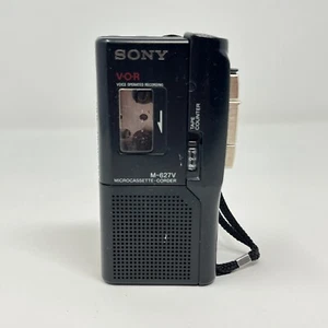 Sony Portable Personal Microcassette-Corder Recorder M-627V - Picture 1 of 7