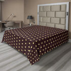 Ambesonne Wavy Abstract Flat Sheet Top Sheet Decorative Bedding 6 Sizes
