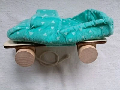 Kiwi Co Panda Crate Wooden and Fabric Pull-Along Toy Truck - Image 1 of 4