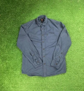 Quiksilver Vintage 00s Long Sleeved Y2K Blank Shirt, Size XS - Picture 1 of 5