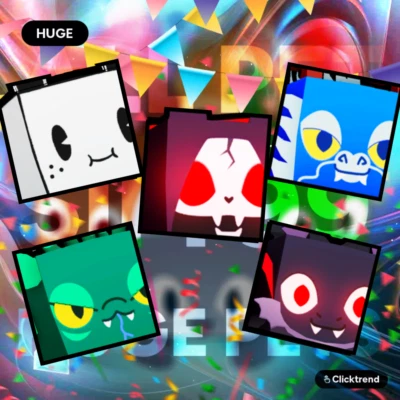 Pet Simulator 99 CHEAPEST Huges - Gems - Pets - Eggs | PS99 PET SIM 99