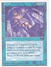 Recall Legends 1995 Magic the Gathering MTG x1