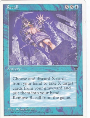 Recall Chronicles 1995 Magic the Gathering MTG x1 - Image 1 of 2