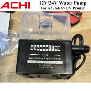 DC 12V/24V Water Coolling Pump for ACHI A3/A4/A5 EPSON UV Inkjet Printer 220V - Picture 1 of 4