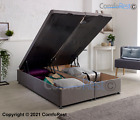 SOLID OTTOMAN STORAGE GAS LIFT DIVAN BASE ONLY MADE IN UK - 3FT 4FT 4FT6 5FT 6FT