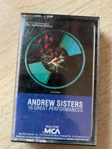 The Andrew Sisters 16 Great Performances Cassette Tape ~~~~~ PLAY TESTED - Picture 1 of 6