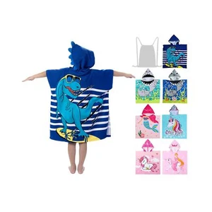 growell Hooded Kids Beach Towels - Toddler Bath Towel Girls Boys Swim Cover-u... - Picture 1 of 6
