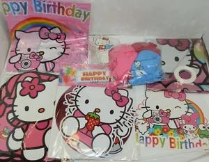 New Hello Kitty Party Supplies Banner Balloons Cake Topper  Cupcake Toppers - Picture 1 of 1