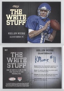 2012 SAGE Hit The Write Stuff Kellen Moore #WS7 Rookie RC