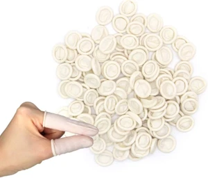 Disposable Latex Finger Cots,350 Pcs,Medium anti Static Rubber Fingertip Protect - Picture 1 of 12