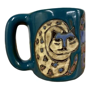 Cats Mara Mug 16oz in handcrafted stoneware pottery; Lead Free Stoneware READ - Picture 1 of 9