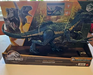 Figura de dinosaurio Mattel Jurassic World Track N Attack Indoraptor - Imagen 1 de 8