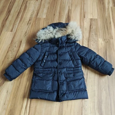 Chaqueta de plumón Séneca con ribete de piel para niños Foto 1 de 4