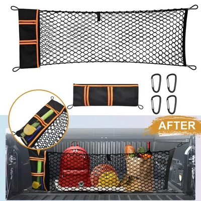 Red de carga de malla estilo sobre para cama de camión para Toyota Tacoma 2005-2024 bolsa de almacenamiento Foto 1 de 4