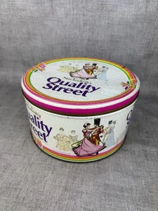 Vintage Quality Street Chocolates Tin Large 5lb Best Before October 1990 - Picture 1 of 18