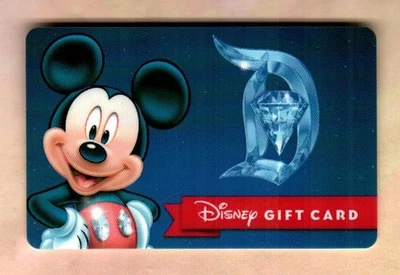 DISNEY Disneyland 60th Anniversary, Personalized Gift Card ( $0 ) RARE - Image 1 of 2