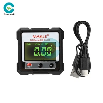 360° Magnetic Digital Level Angle Finder Protractor Inclinometer Rechargeable - Image 1 of 4