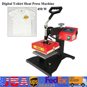 15CMX15CM Hitze Presse Maschine Digital Sublimation Transfer T-Shirt Drucker 450w - Bild 1 von 12
