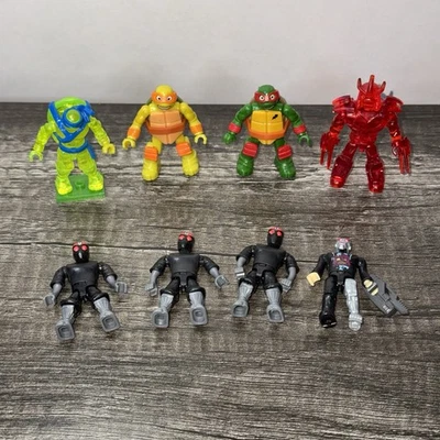 Фигурки MEGA Teenage Mutant Ninja Turtles TMNT Foot Soldier Shredder Leo Krang - Изображение 1 из 4