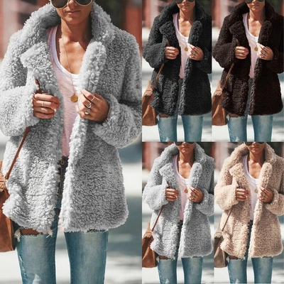 New Fashion Women coat Hoodie Jacket Jackets Plus Size Baggy Thick Thicken - Image 1 of 4