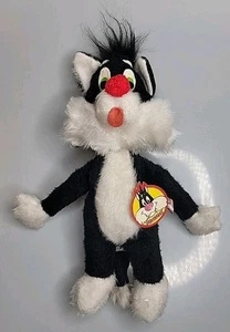 Peluche Mighty Star 16" Warner Bros. Sylvester The Cat de colección © 1971 nuevo con etiquetas - Imagen 1 de 7