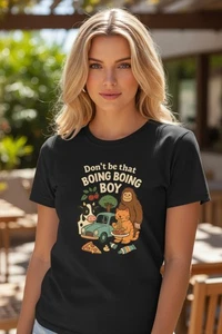Don't Be That Boing Boing Boy T-Shirt | Retro Cartoon Monster Design - Bild 1 von 79
