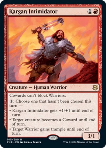 x1 Kargan Intimidator - Zendikar Rising - NM - MTG - Image 1 of 1