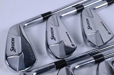 Srixon Z-Forged II Irons / 4-PW / Stiff Flex KBS $-Taper 120 Shafts - Image 1 of 4